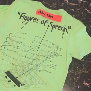 Off-White Shirts - Virgil Abloh MCA Chicago T-Shirt Off-White Shirts - Virgil Abloh MCA Chicago T-Shirt